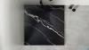 Besco Vexo Marble Black 90x90cm brodzik kwadratowy  VMB-90-90-K